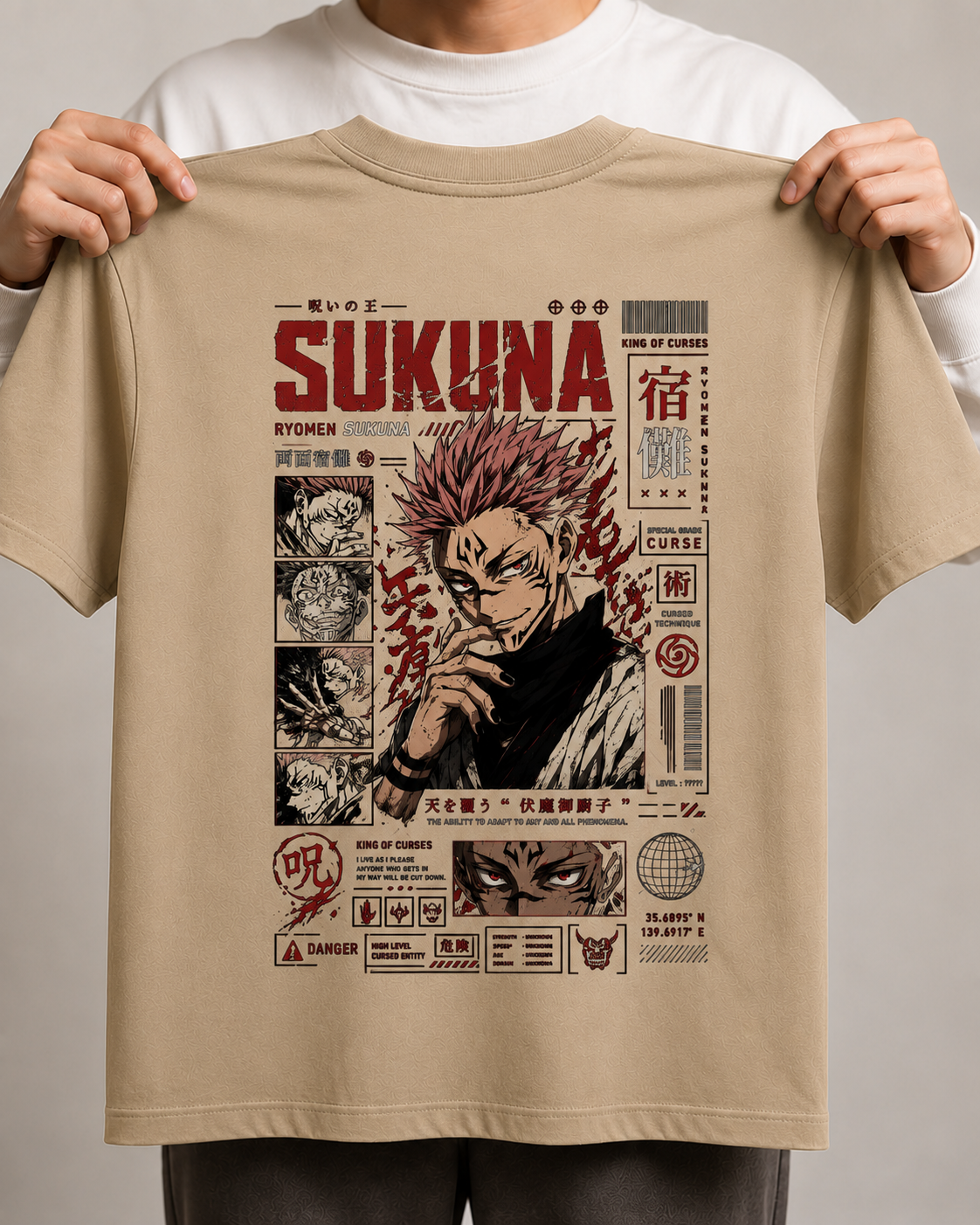 Sukuna Oversized T shirt