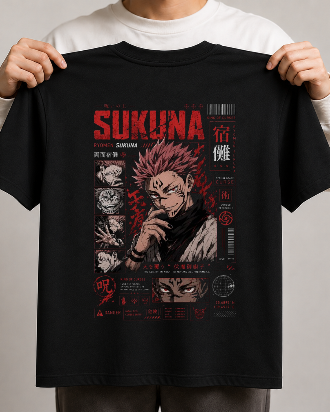 Sukuna Oversized T shirt